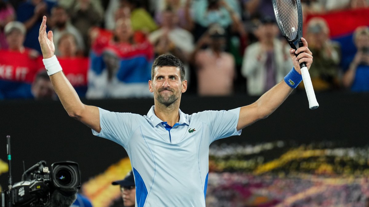 Djokovic reaches Australian Open quarters, matching Federer NBC