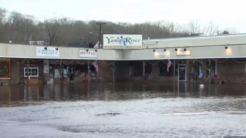 Businesses begin cleanup after Yantic River overflows