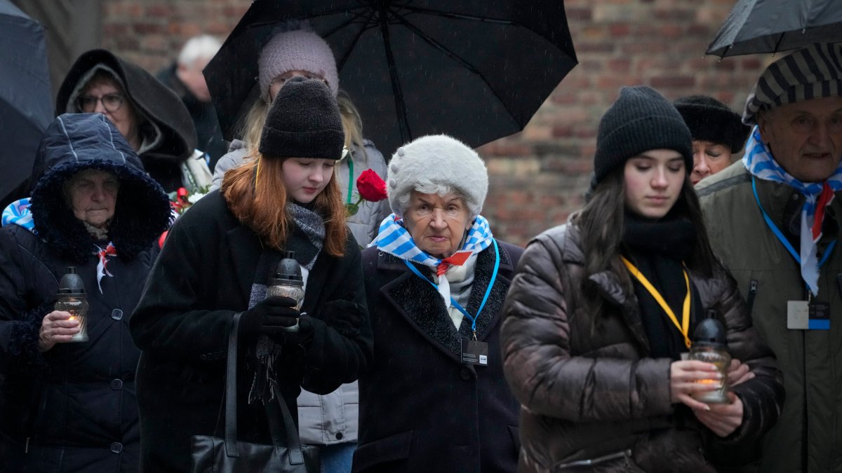 Holocaust Remembrance Day – Nazi death camp survivors mark 79th anniversary of Auschwitz liberation – NBC Connecticut - Vimarsana News