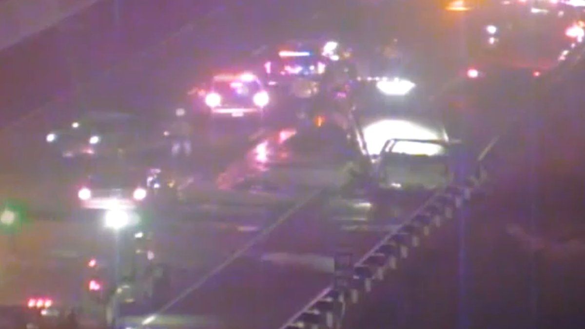 Person dies after crash and car fire on I-95 in New Haven – NBC Connecticut