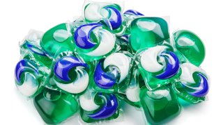 File Photo. A 80-year-old man and an 86-year-old woman were among those hospitalized after eating the laundry pods. They were released after having their stomachs flushed, the news agency said.