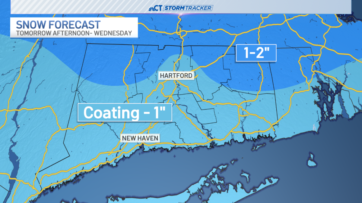 Sleet and snow could make for slippery travel Tuesday into Wednesday