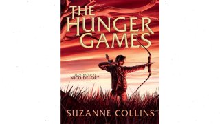 This cover image released by Scholastic shows the illustrated edition of "The Hunger Games" by Suzanne Collins, with illustrations by Nico Delort.