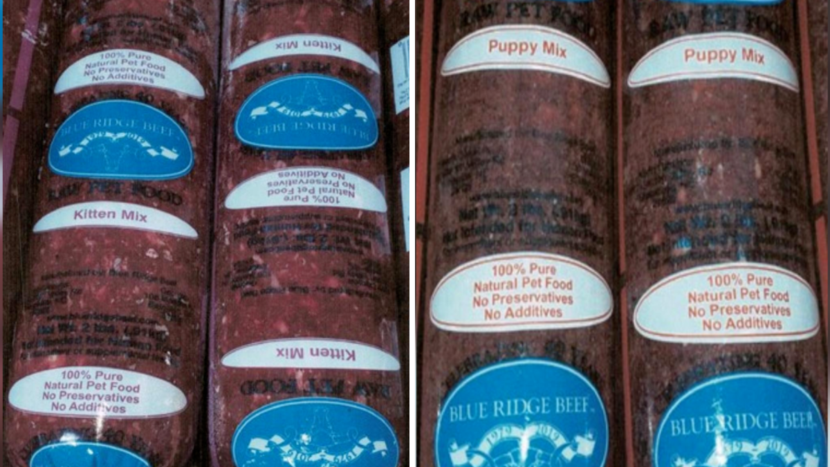 Blue Ridge Beef expands kitten and puppy food recall over salmonella