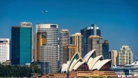 Sydney city skyline, New South Wales, Australia.