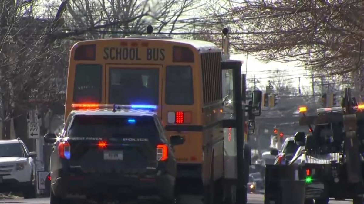 Five students taken to hospital after school bus crash in West Haven ...