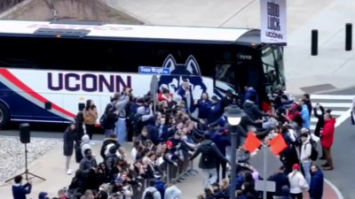 UConn men's basketball gets sweet send off to Sweet 16 in Boston