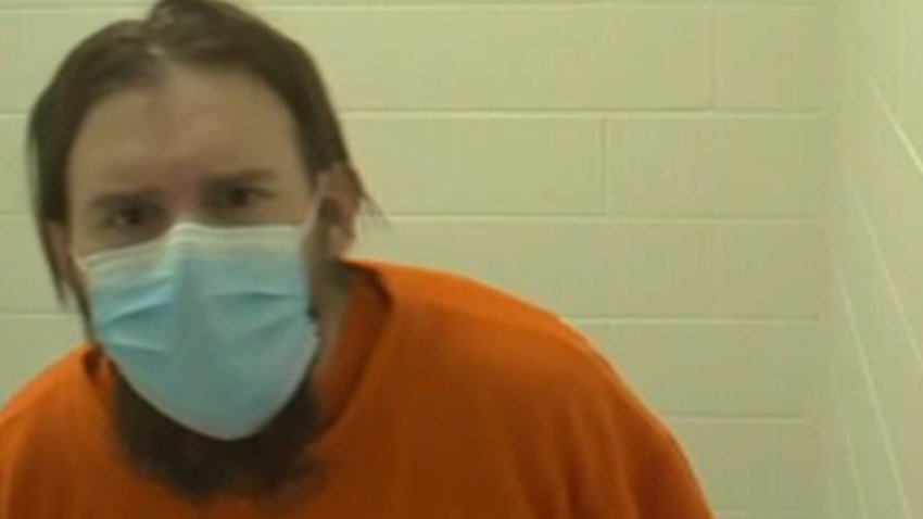 Dustin Duren during a virtual appearance in Berlin District Court on March 4, 2024.