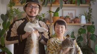 Wai and Hui moved into a two-family house with his parents in 2020.