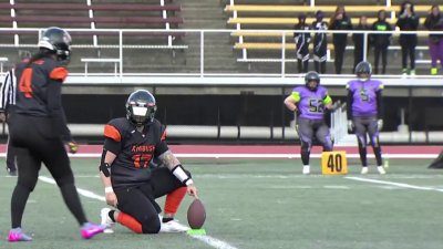 Connecticut's only all-women's tackle football team wins first game of the season