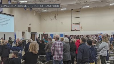 Eastford church persevering one year after fire destroyed historic building