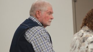 George Alan Kelly listens to closing arguments in Santa Cruz County Superior Court, Thursday, April 18, 2024 in Nogales, Ariz.