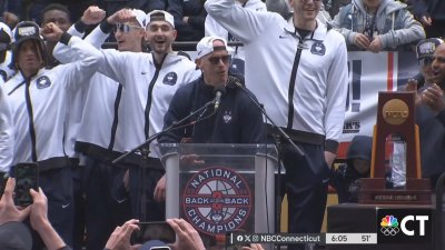 UConn victory parade and rally celebration