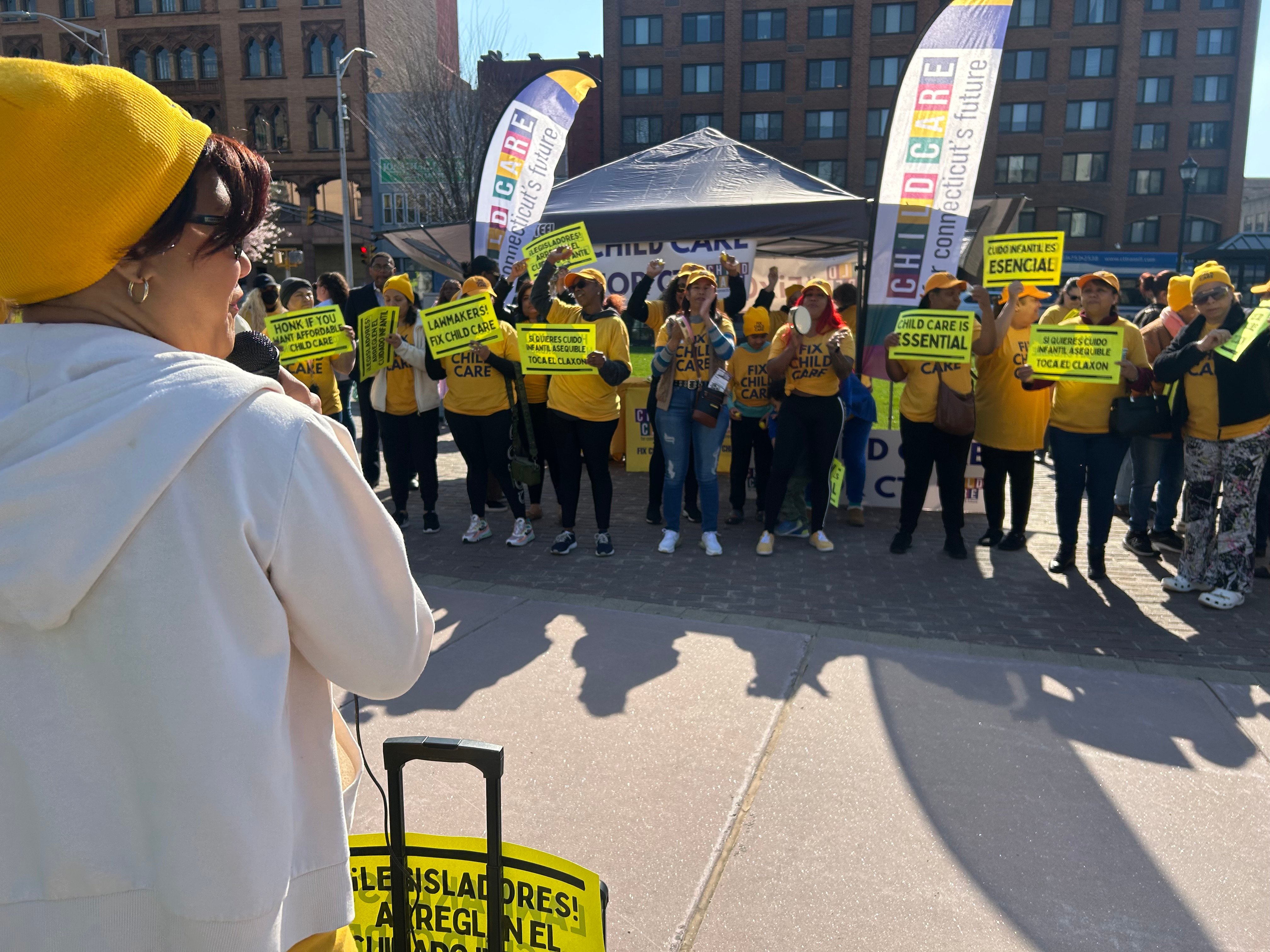Parents, child care providers rally at multiple locations across Conn. - Vimarsana News