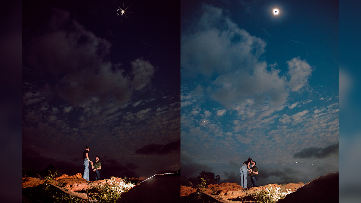 Man proposes to woman during 2024 solar eclipse in Texas – NBC Connecticut - Vimarsana News