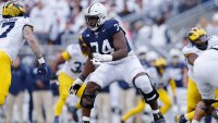 Jets select Penn State offensive lineman Olumuyiwa Fashanu in first round of NFL draft