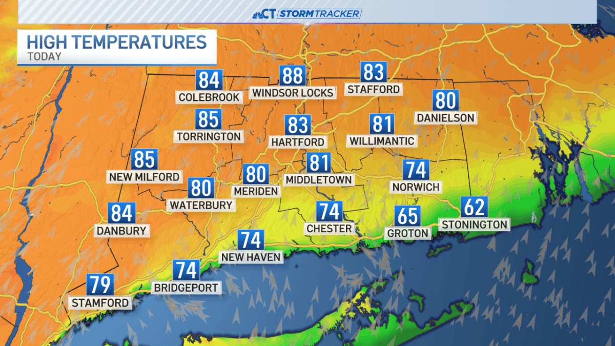 Taste of summer with highs in the 80s – NBC Connecticut