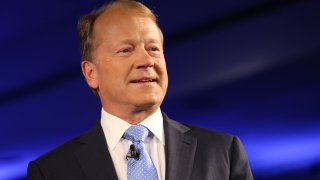 John Chambers, CEO of Cisco, at the 2015 CGI Annual Meeting in New York.