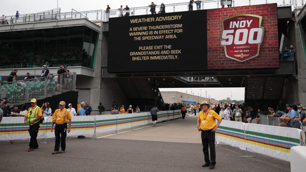 Indy 500 delayed by strong thunderstorms NBC Connecticut