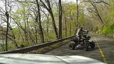 New Haven police release video of ATV rider colliding with cruiser