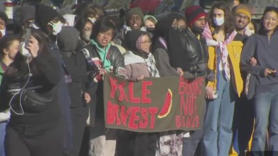 Pro-Palestinian protests held as Yale graduation begins