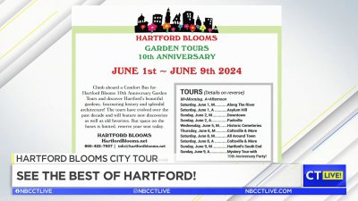 CT LIVE!: Hartford Blooms City Tour