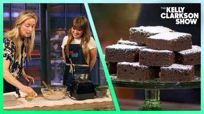 Kelly Clarkson makes kid-friendly zucchini brownies with Dawn Russell