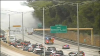 Car fire causes delays on I-91 in Windsor