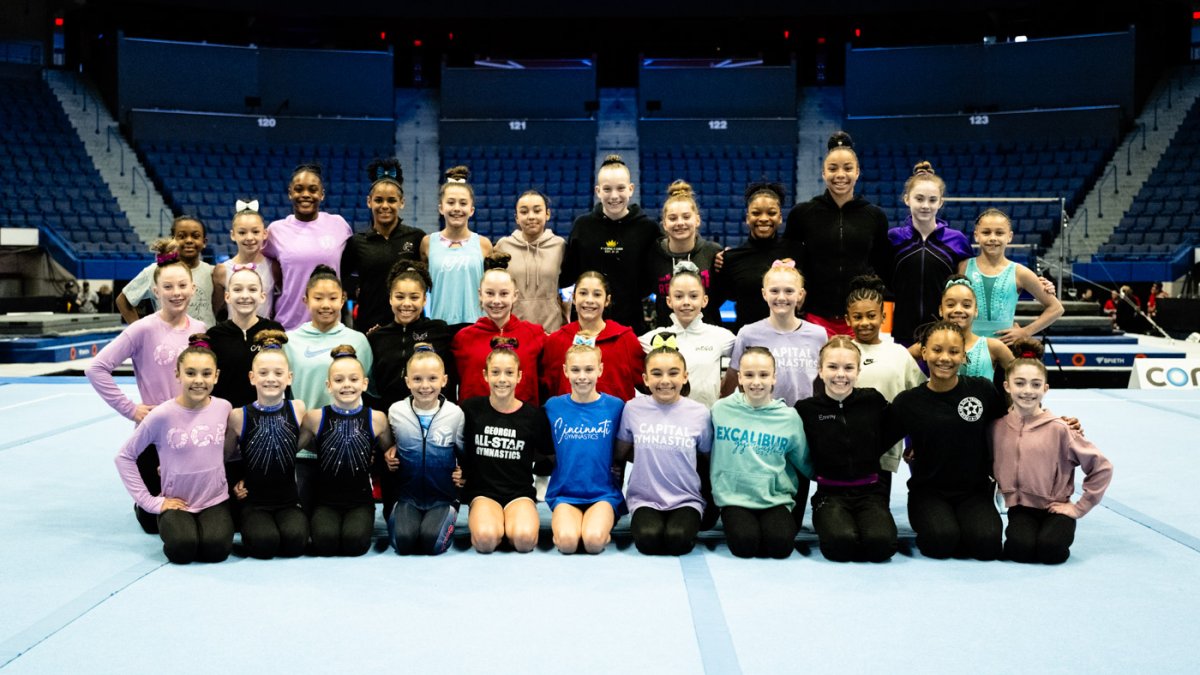 Rising gymnasts compete in Hartford as eyes are on women’s sports