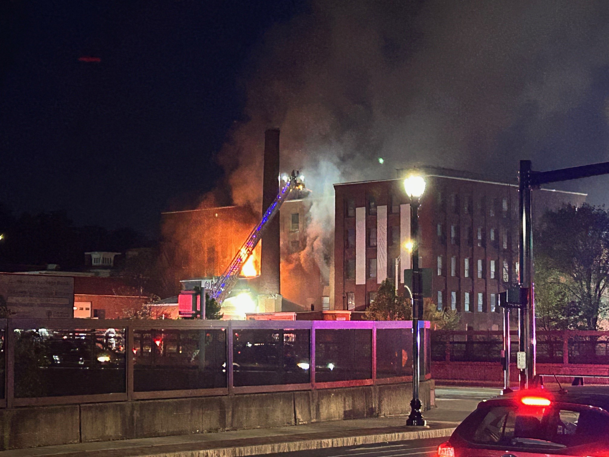 Firefighters battle large fire at commercial building in New Britain ...