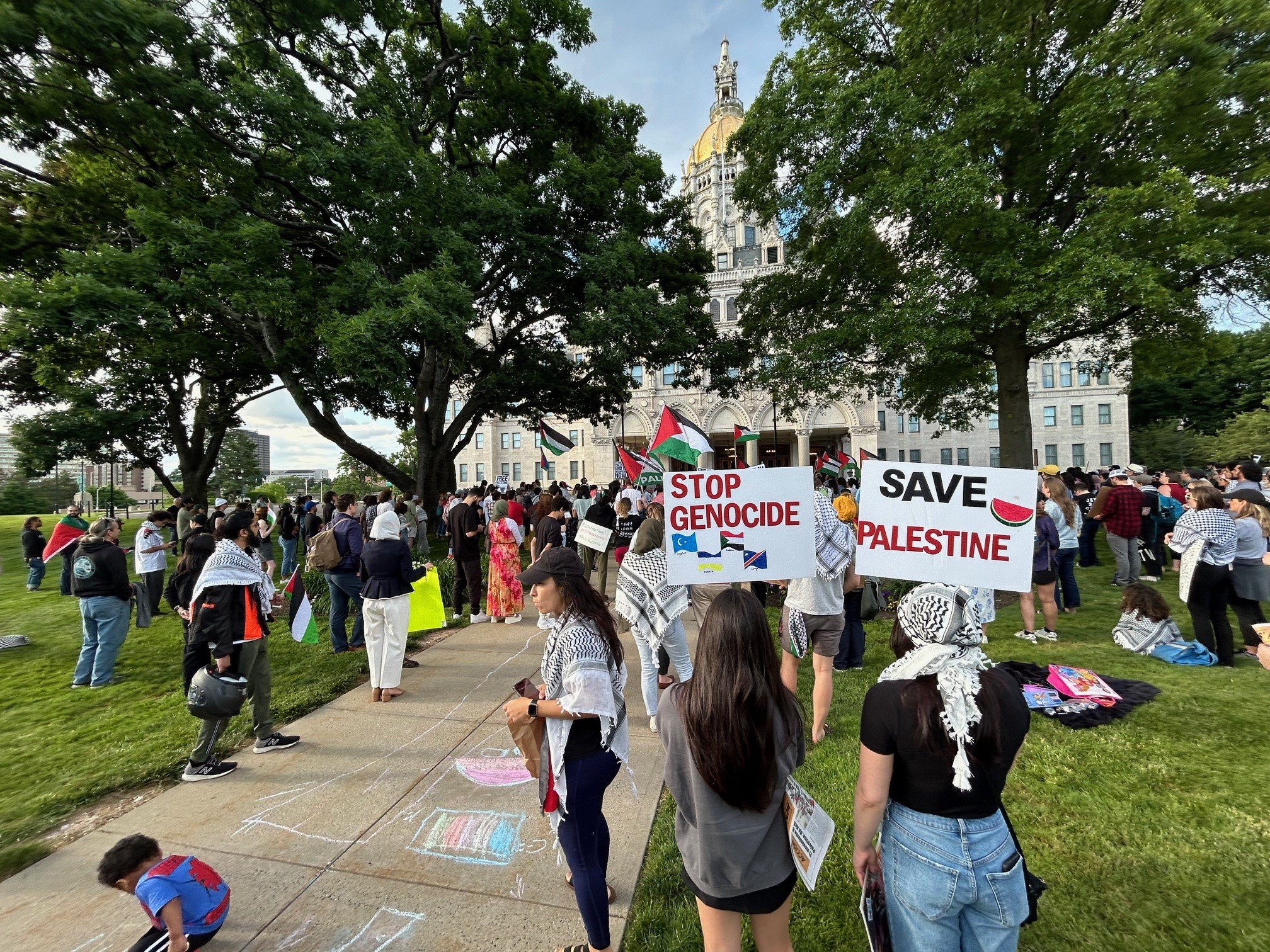 Following deaths in Rafah, pro-Palestinian rally held outside State Capitol - Vimarsana News