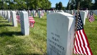 13,000 flags placed at State Veterans Cemetery in Middletown, Conn.