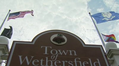 Dozens speak out amid debate over flying the ‘Thin Blue Line Flag' at Wethersfield Town Hall