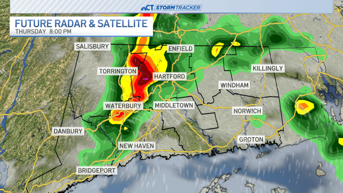 Risk of thunderstorms Thursday evening – NBC Connecticut