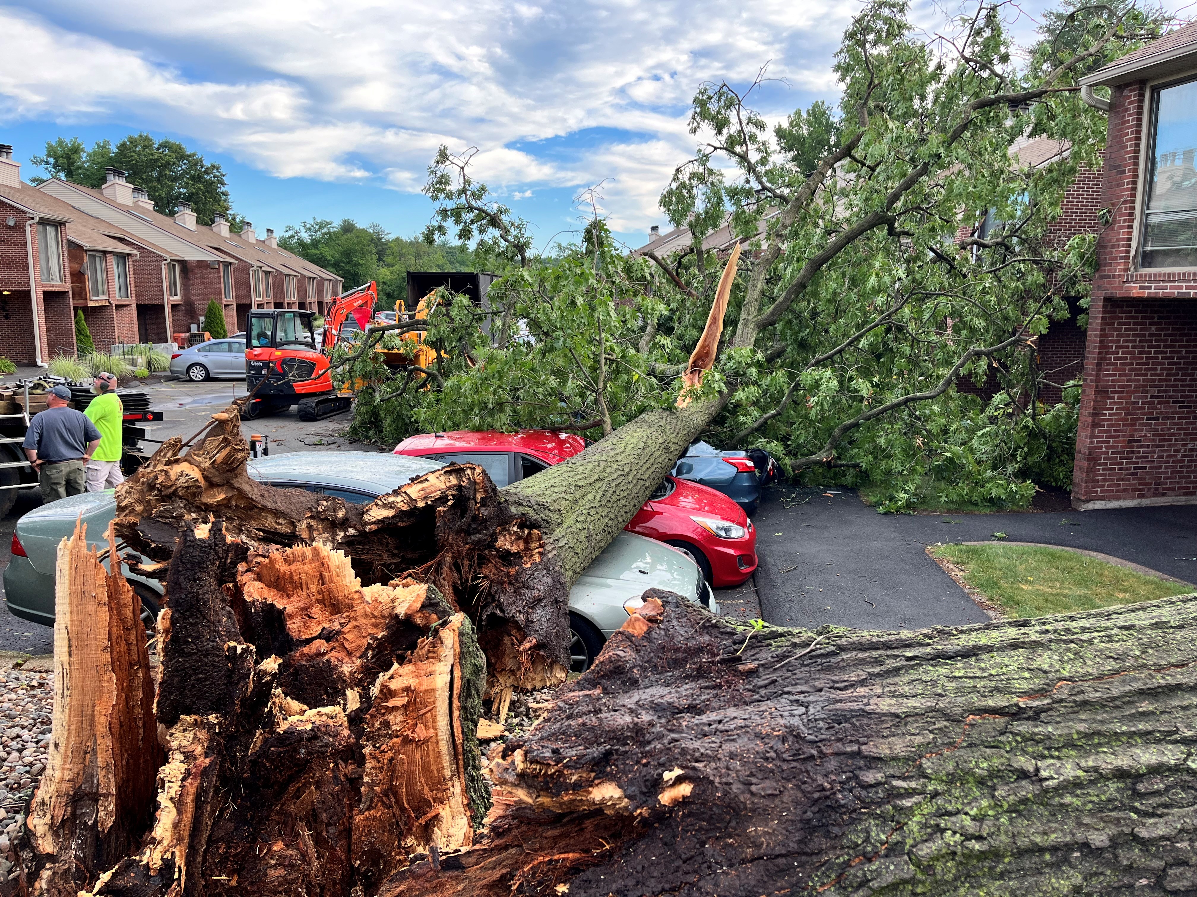 Photos: Intense storms cause damage across Connecticut