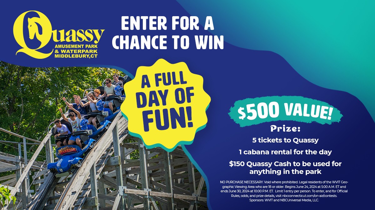 Quassy Amusement Park & Waterpark sweepstakes NBC Connecticut