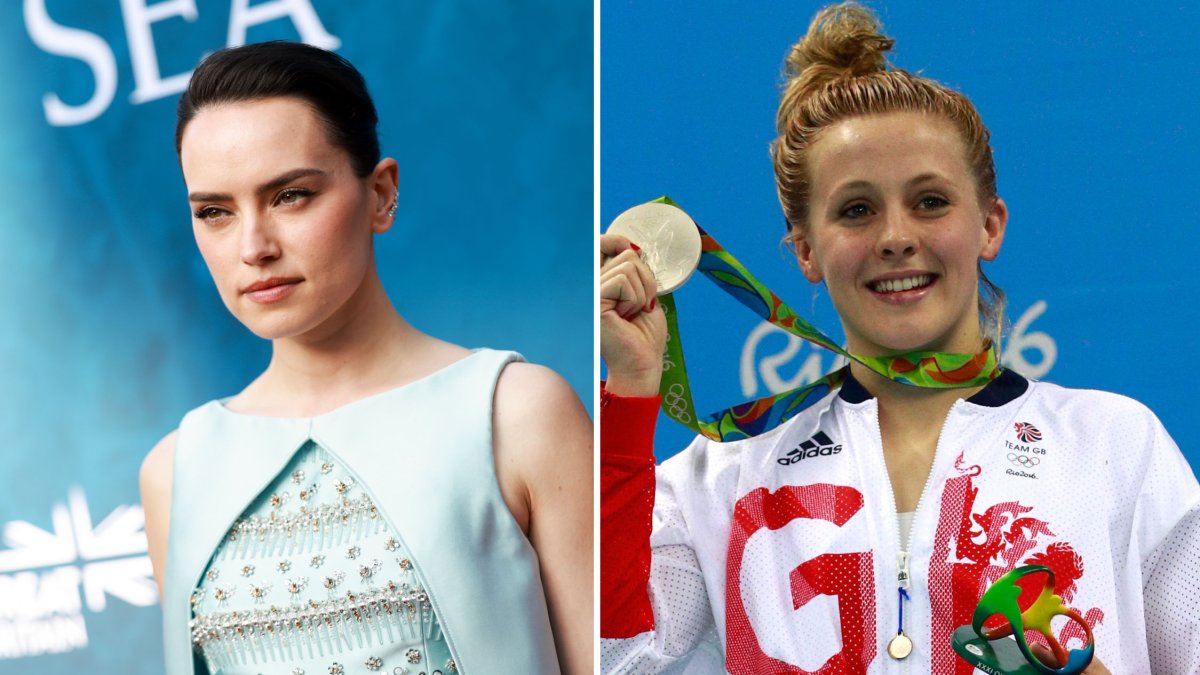 Daisy Ridley dives into how Olympic swimmer trained her for new movie ...