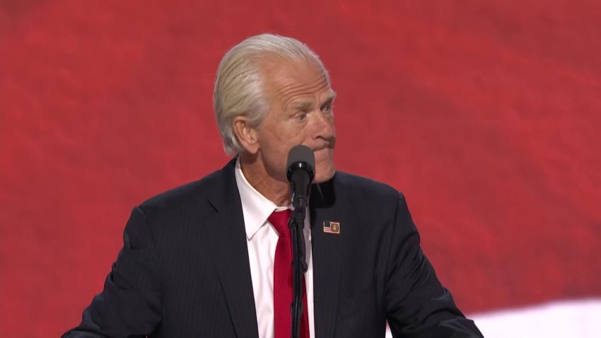 Peter Navarro receives standing ovation at the RNC