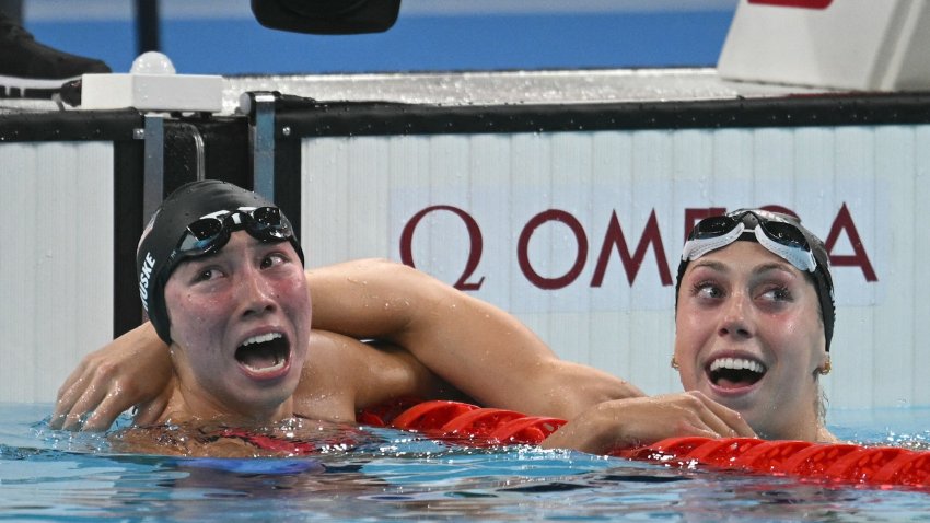 HIGHLIGHT: Americans Huske, Walsh take gold, silver in 100m butterfly final
