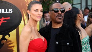 (L-R) Paige Butcher and Eddie Murphy