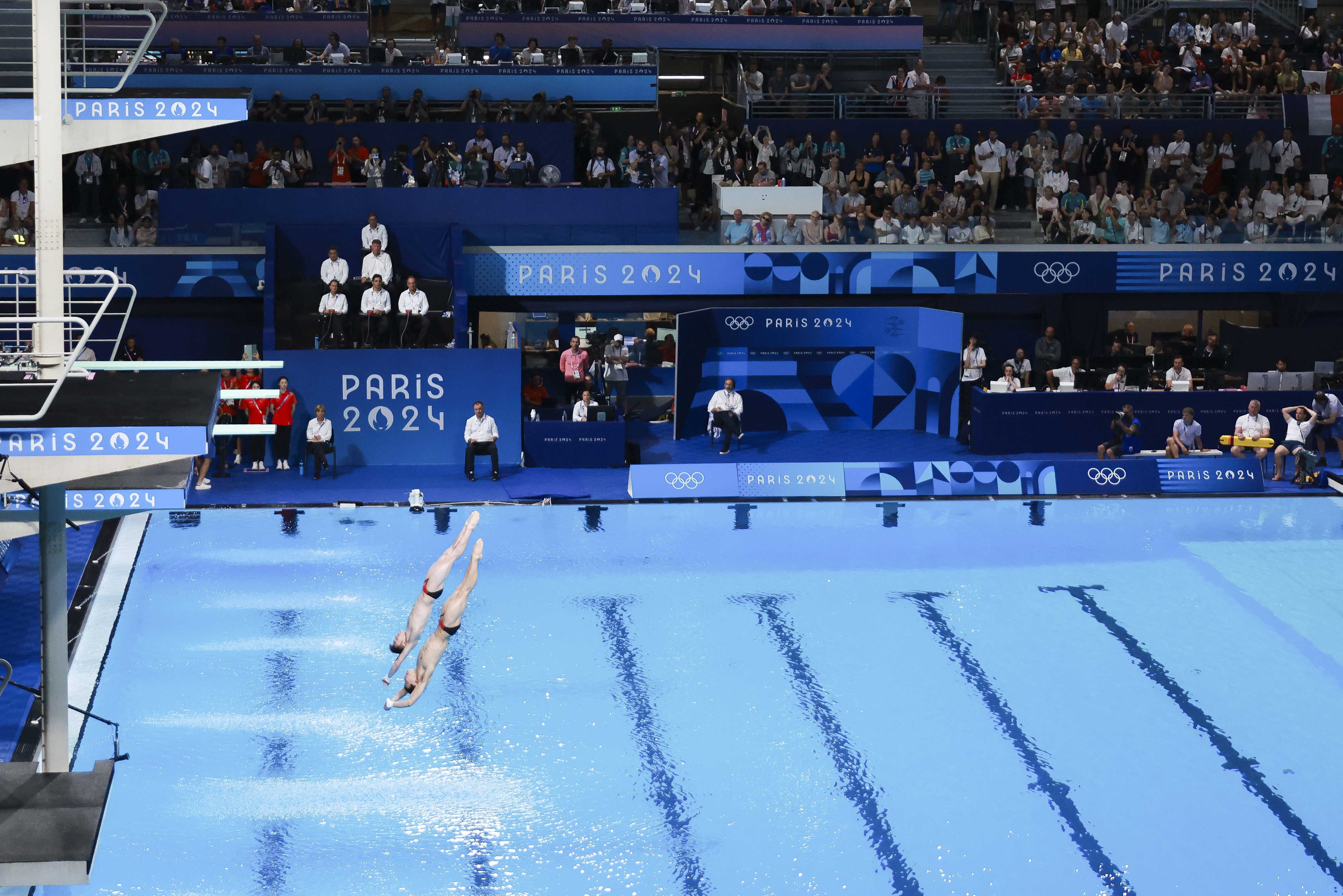 Why is water sprayed on pools during Olympic diving? – NBC Connecticut