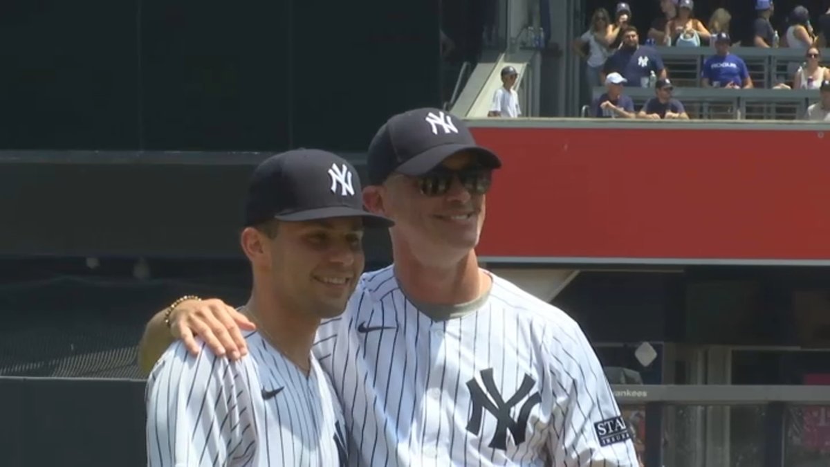 Dan Hurley throws out first pitch at Yankee Stadium NBC Connecticut