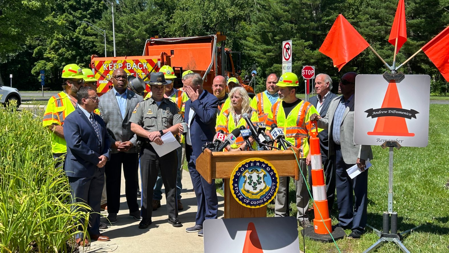 State leaders call for safer roads following the death of DOT employee ...