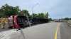 2 injured in tractor-trailer rollover on I-291 in Windsor