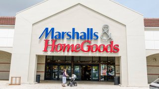 A Marshalls and HomeGoods store entrance in Miami, Florida. 