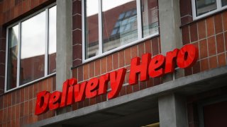 BERLIN, GERMANY – SEPTEMBER 04: The Delivery Hero office photographed on September 04, 2020 in Berlin, Germany. (Photo by Jeremy Moeller/Getty Images)