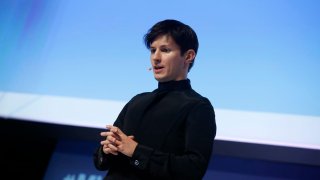 Founder and CEO of Telegram Pavel Durov delivers a keynote speech during the Mobile World Congress in Barcelona, Spain February 23, 2016. REUTERS/Albert Gea