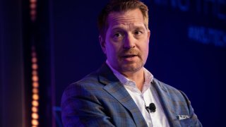 CrowdStrike CEO George Kurtz speaks at the Wall Street Journal Tech Live conference in Laguna Beach, California, on Oct. 21, 2019.