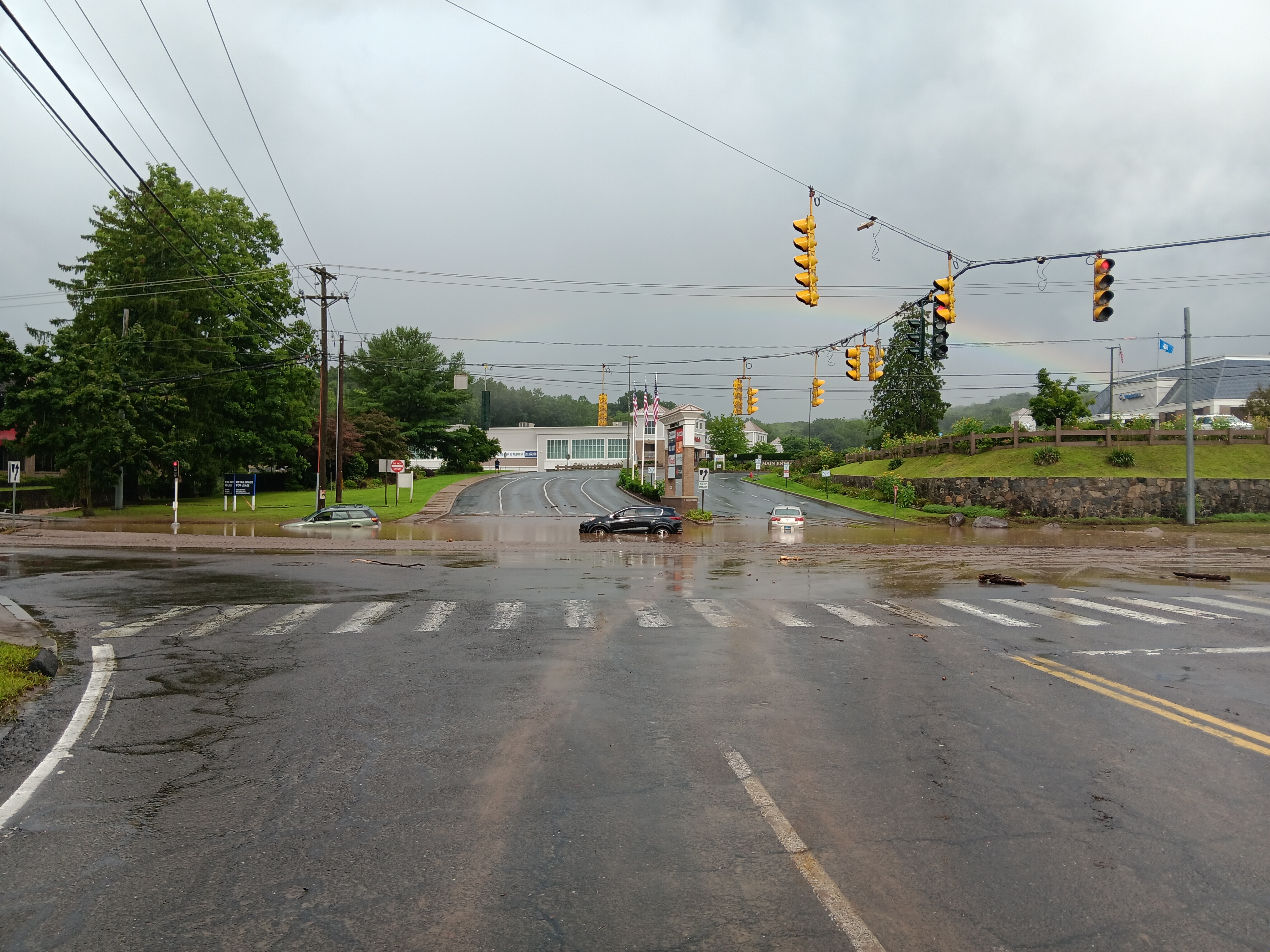 Could not get out of Airport Road area every Egress was underwater