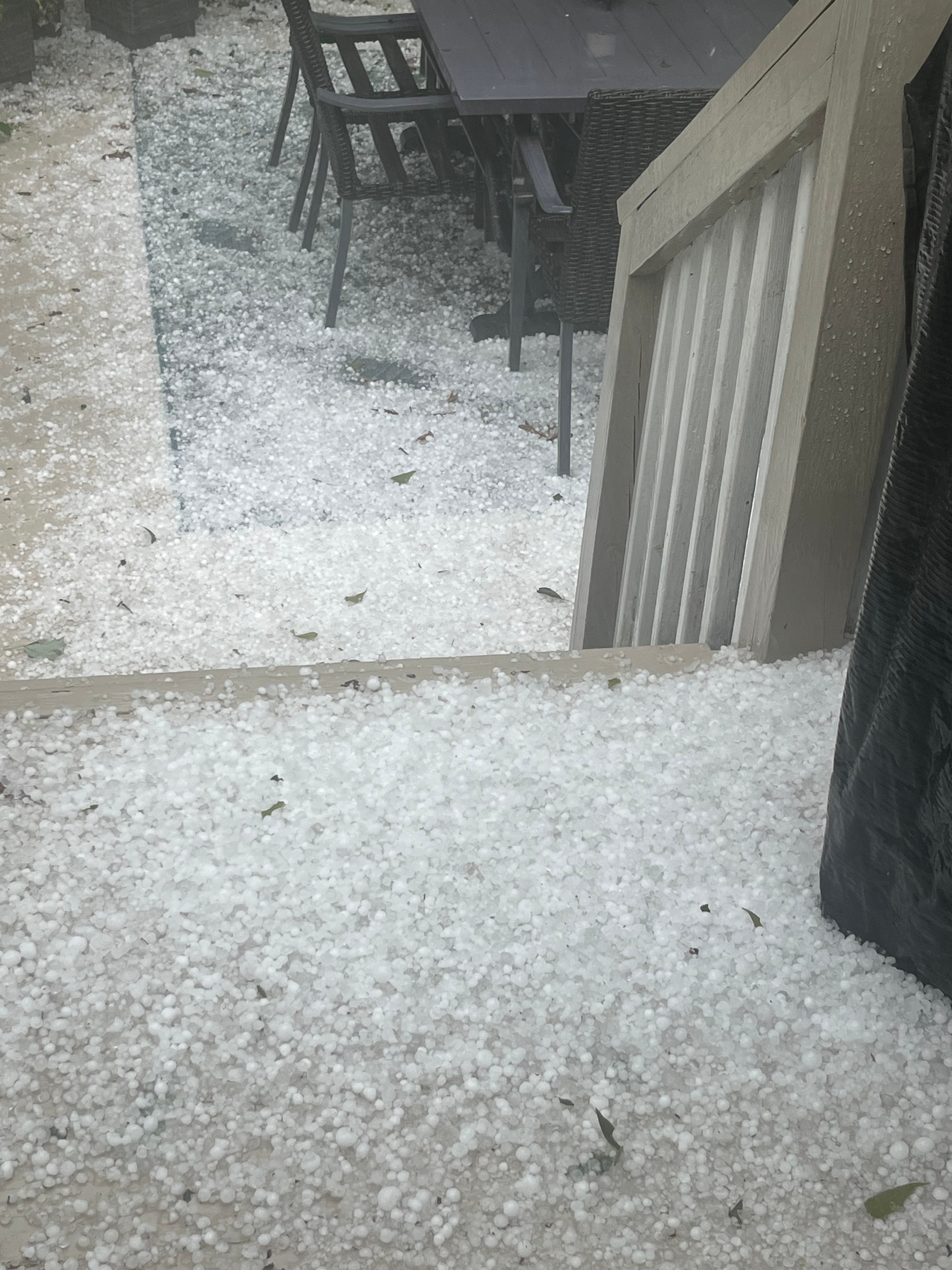 Photos: Storms bring hail to parts of Connecticut